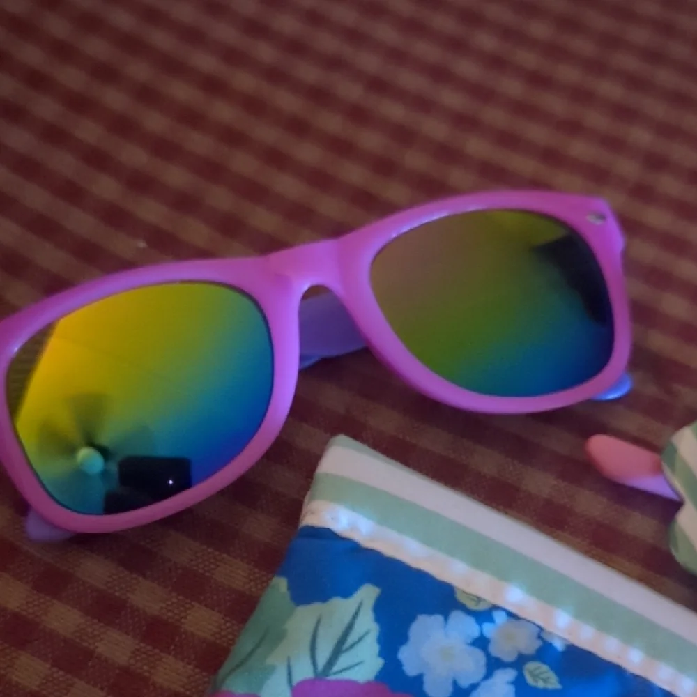 Matilda Jane Blue Floral Sunglasses Set